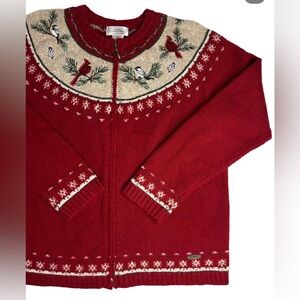 Vintage Northern Reflections Winter Cardigan Grandma Core Cottage Knit
Cardigan